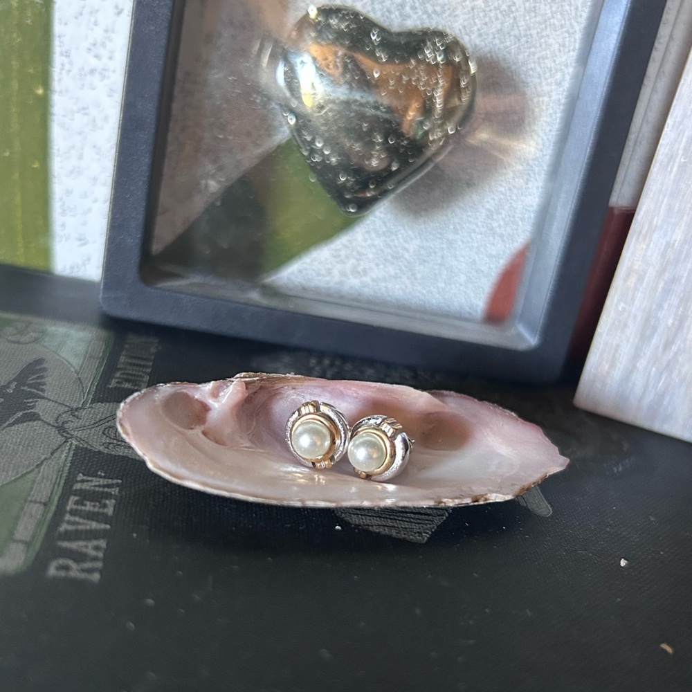 925 and Pearl Earrings
